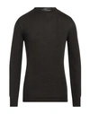 Rossopuro Man Sweater Steel Grey Size 4 Cotton