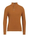 FILIPPO DE LAURENTIIS FILIPPO DE LAURENTIIS MAN TURTLENECK MUSTARD SIZE 40 MERINO WOOL