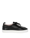 Roger Vivier Woman Sneakers Black Size 9.5 Soft Leather