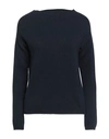 Aragona Woman Sweater Midnight Blue Size 8 Cashmere