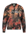 ARIES ARIES MAN SWEATSHIRT ORANGE SIZE L COTTON