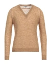 Mauro Grifoni Grifoni Man Sweater Sand Size 40 Polyamide, Alpaca Wool, Mohair Wool In Beige