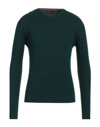 North Pole Man Sweater Deep Jade Size M Viscose, Nylon In Green