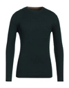 NORTH POLE NORTH POLE MAN SWEATER DARK GREEN SIZE M VISCOSE, NYLON