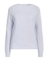 Aragona Woman Sweater Sky Blue Size 4 Wool, Cashmere