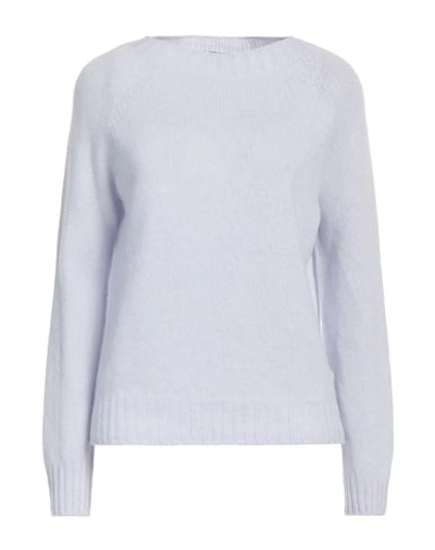 Aragona Woman Sweater Sky Blue Size 4 Wool, Cashmere