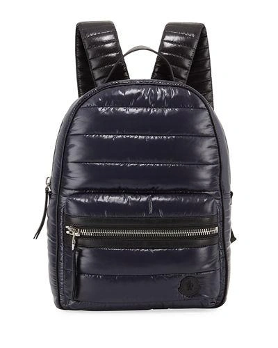 Moncler New George Nylon Backpack In Navy