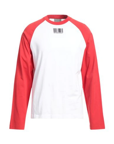 Vtmnts Man T-shirt White Size M Cotton