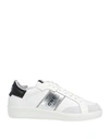 Costume National Woman Sneakers White Size 10 Soft Leather In White