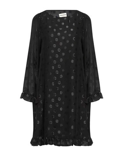 Semicouture Woman Mini Dress Black Size 4 Polyester, Polyamide