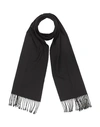 Hamaki-ho Man Scarf Black Size - Polyester, Viscose In Black