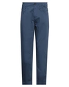 Massimo Alba Man Pants Navy Size 30 Cotton, Elastane In Navy Blue