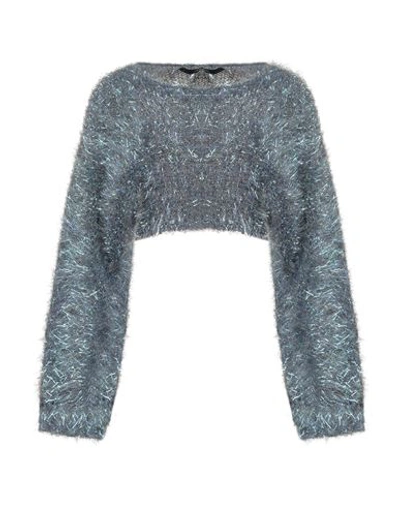 Tessa . Woman Sweater Slate Blue Size S Polyester, Polyamide
