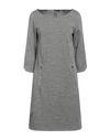 Pennyblack Woman Short Dress Grey Size 8 Cotton, Wool, Polyamide, Viscose In Grey