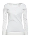 Chiara Boni La Petite Robe Woman T-shirt Ivory Size 6 Polyamide, Elastane In White