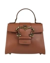 Moschino Woman Handbag Brown Size - Soft Leather