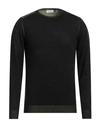 Markup Man Sweater Black Size M Acrylic, Polyester, Wool, Elastane In Grey