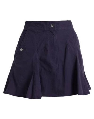 Isabel Marant Étoile Marant Étoile Woman Mini Skirt Midnight Blue Size 10 Cotton