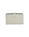 Furla Woman Wallet Light Grey Size - Soft Leather In Grey