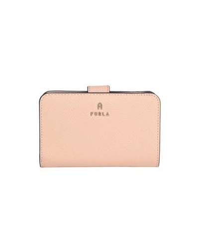 Furla Woman Wallet Light Brown Size - Soft Leather In Beige