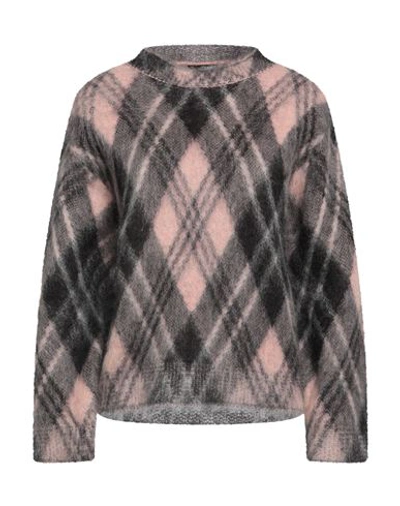 Tessa . Woman Sweater Pink Size M Mohair Wool, Polyamide, Wool