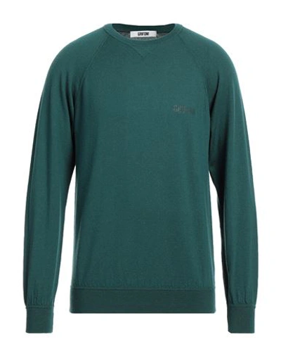 Mauro Grifoni Man Sweater Dark Green Size 42 Virgin Wool