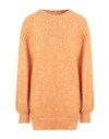 Silvian Heach Woman Sweater Orange Size Xs Polyester, Acrylic, Wool, Elastane In Orange
