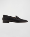 THE ROW ADAM LEATHER FLAT LOAFERS