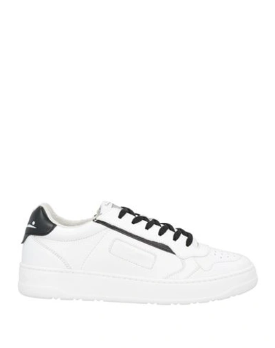 Voile Blanche Man Sneakers White Size 13 Textile Fibers
