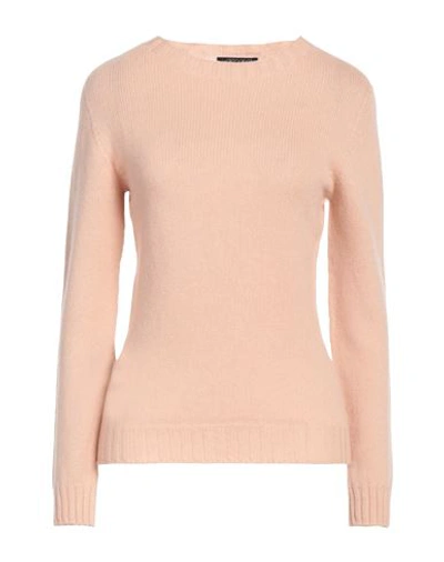 Aragona Woman Sweater Pink Size 6 Wool, Cashmere