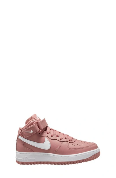 Nike Kids' Air Force 1 Mid Sneaker In Pink