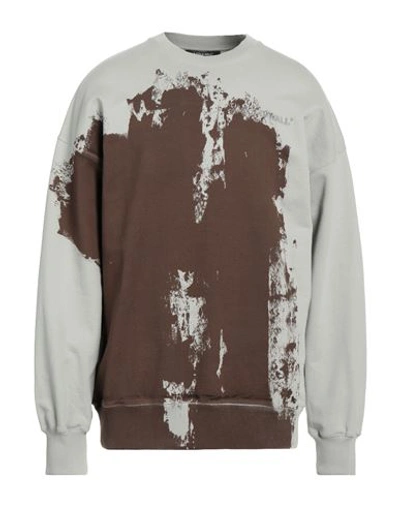 A-cold-wall* Man Sweatshirt Dark Brown Size S Cotton, Elastane