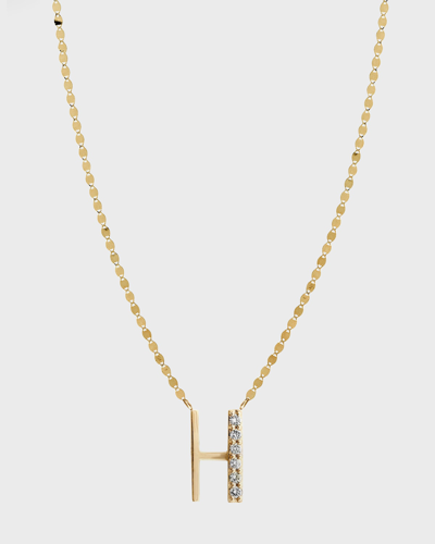 Lana Get Personal Initial Pendant Necklace With Diamonds In H