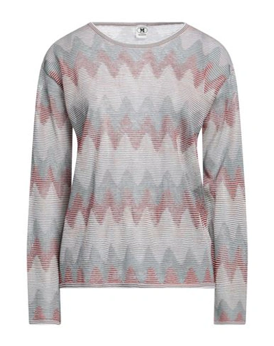 M Missoni Woman Sweater Off White Size L Viscose, Cotton, Wool, Polyamide