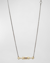 Armenta Women's Old World Crivelli 18k Gold, Sterling Silver, Diamond, Opal & Morganite Bar Necklace In Gold