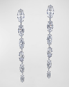 GOLCONDA BY KENNETH JAY LANE MARQUIS CUBIC ZIRCONIA VERTICAL POST EARRINGS