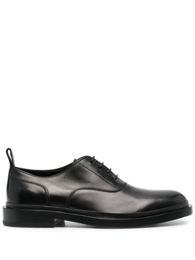 Officine Creative Concrete 002 Leather Derby Shoes In Black