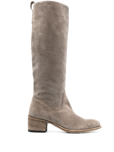 Officine Creative Denner 116 55mm Knee-high Boots In Grey