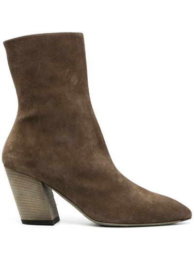 Officine Creative Sevre 001 80mm Ankle Boots In Brown