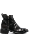 Officine Creative Seline 40mm Leather Boots In Black
