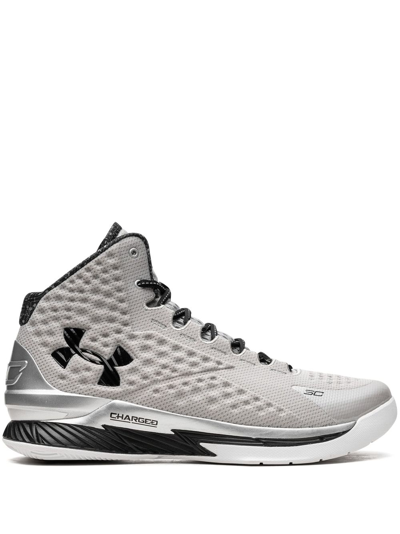 Under Armour Curry 1 "black History Month" Trainers In Silver