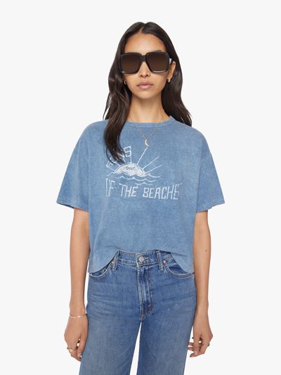 Dr. Collectors Model Crop T Son Of Beaches Tee Shirt In Blue