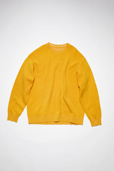 Acne Studios Sweater Clothing In Big Deep Yellow