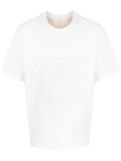 Craig Green White Fluffy Circle T-shirt In Natural