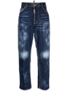 Dsquared2 Slim Fit Denim Trousers In Blue