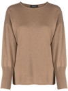 Fabiana Filippi Classic Camel Sweater In Camel