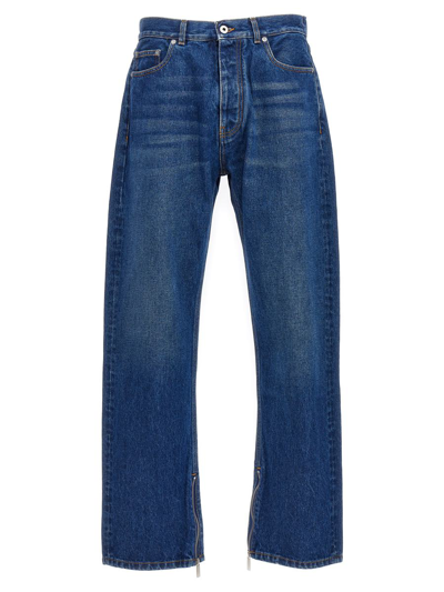 Off-white Jeans 'arrow Tab' In Blue