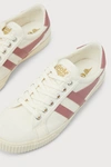 GOLA TENNIS MARK COX OFF WHITE AND DUSTY ROSE LACE-UP SNEAKERS