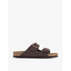 Birkenstock Almond Toe Double Strap Sandal In Brown