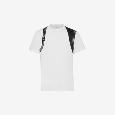 Alexander Mcqueen T-shirt In White/black